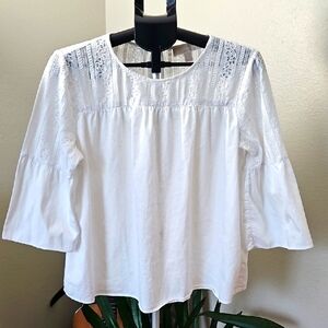 Michael Kors White Soho Blouse